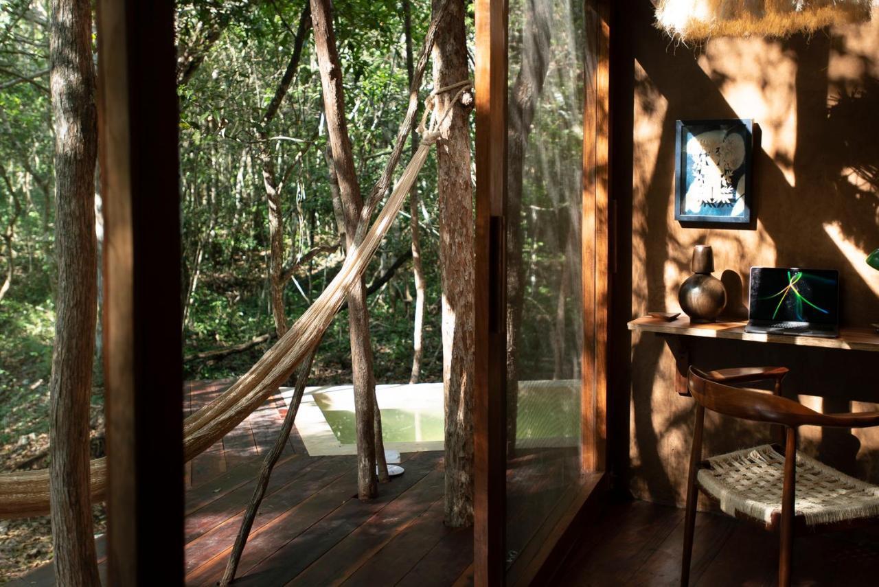 Ojo De Arbol, Boutique Cabin In The Real Jungle Tulum Luaran gambar